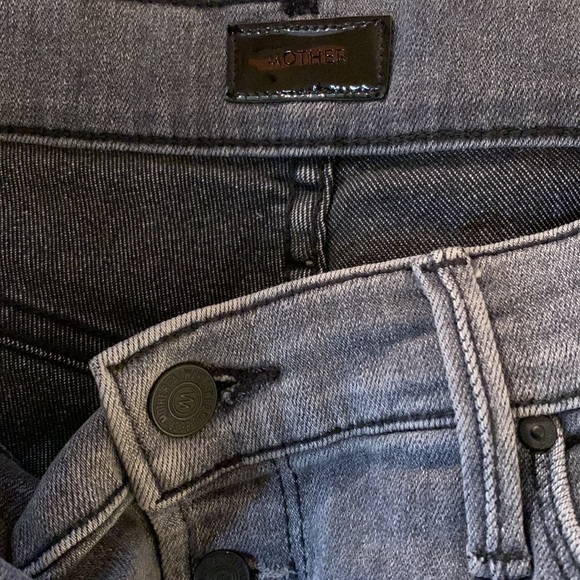 MOTHER The Pixie Dazzler Ankle Fray Jeans Anthropologie - Picture 10 of 16